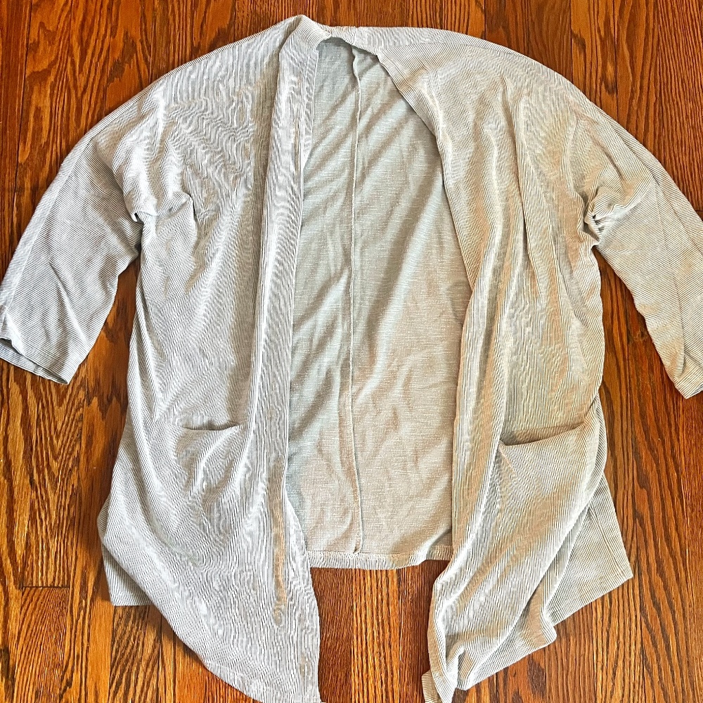 Light Blue/Gray Cardigan